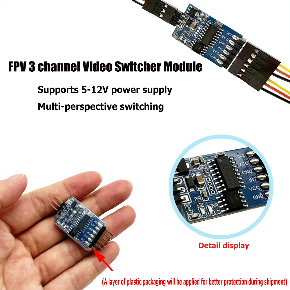 5.8G 3 Kanaals Video Switcher  - Drone Motor recensie en prijs