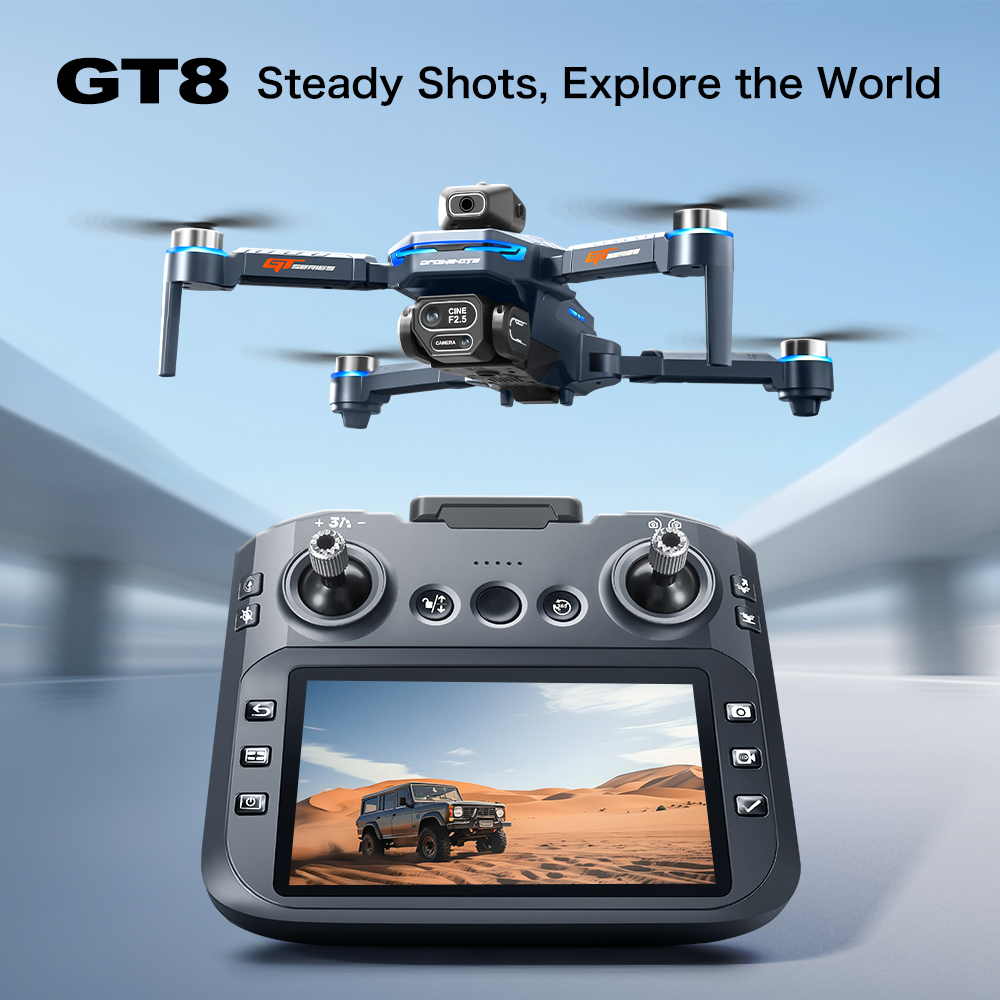 GT8 Max Opvouwbare Drone 8K HD - Drone Gps Module recensie en prijs