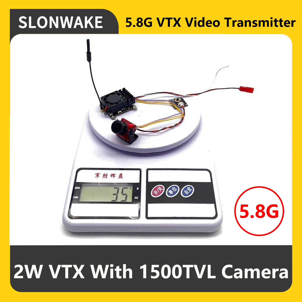 SLONWAKE 5.8G 2000mW FPV VTX Z - Drone Frame recensie en prijs